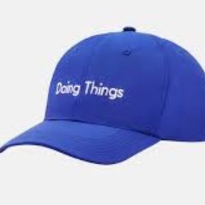 Outdoor Voices Doing Things Hat Blue NWT